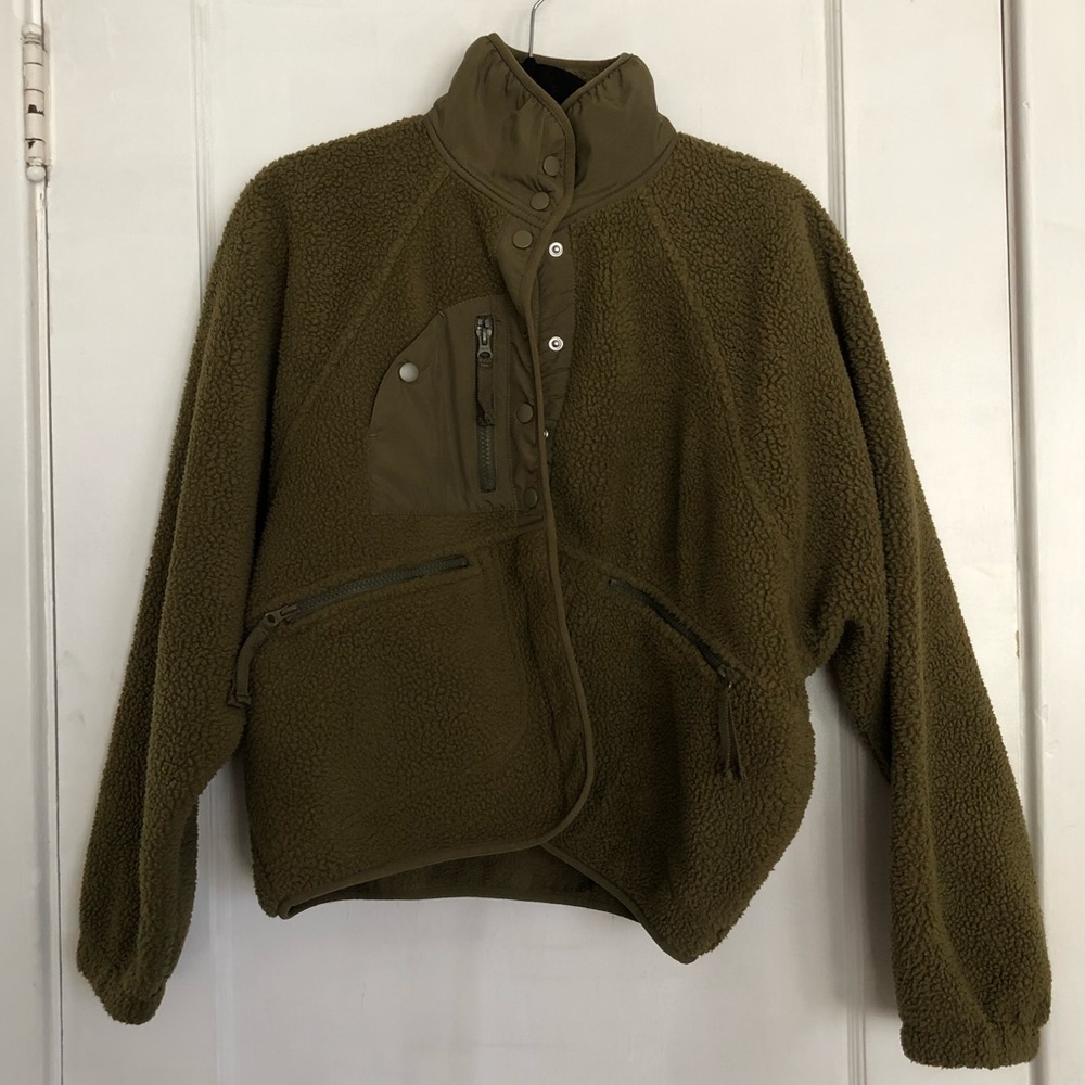 Free People Movement Hit The Slopes Jacket in Army